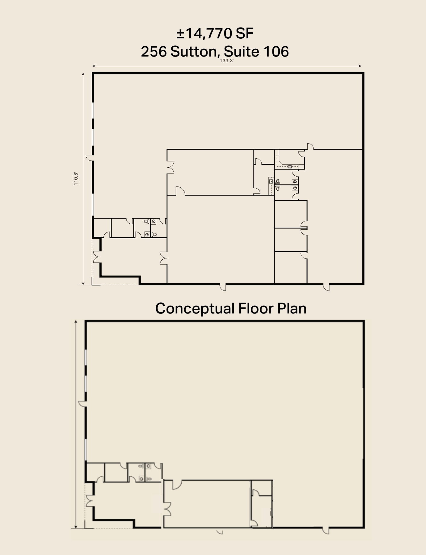 256 Sutton Pl, Santa Rosa, CA à louer Plan d’étage- Image 1 de 1