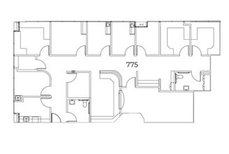 1010 W La Veta Ave, Orange, CA à louer Plan d’étage- Image 1 de 1