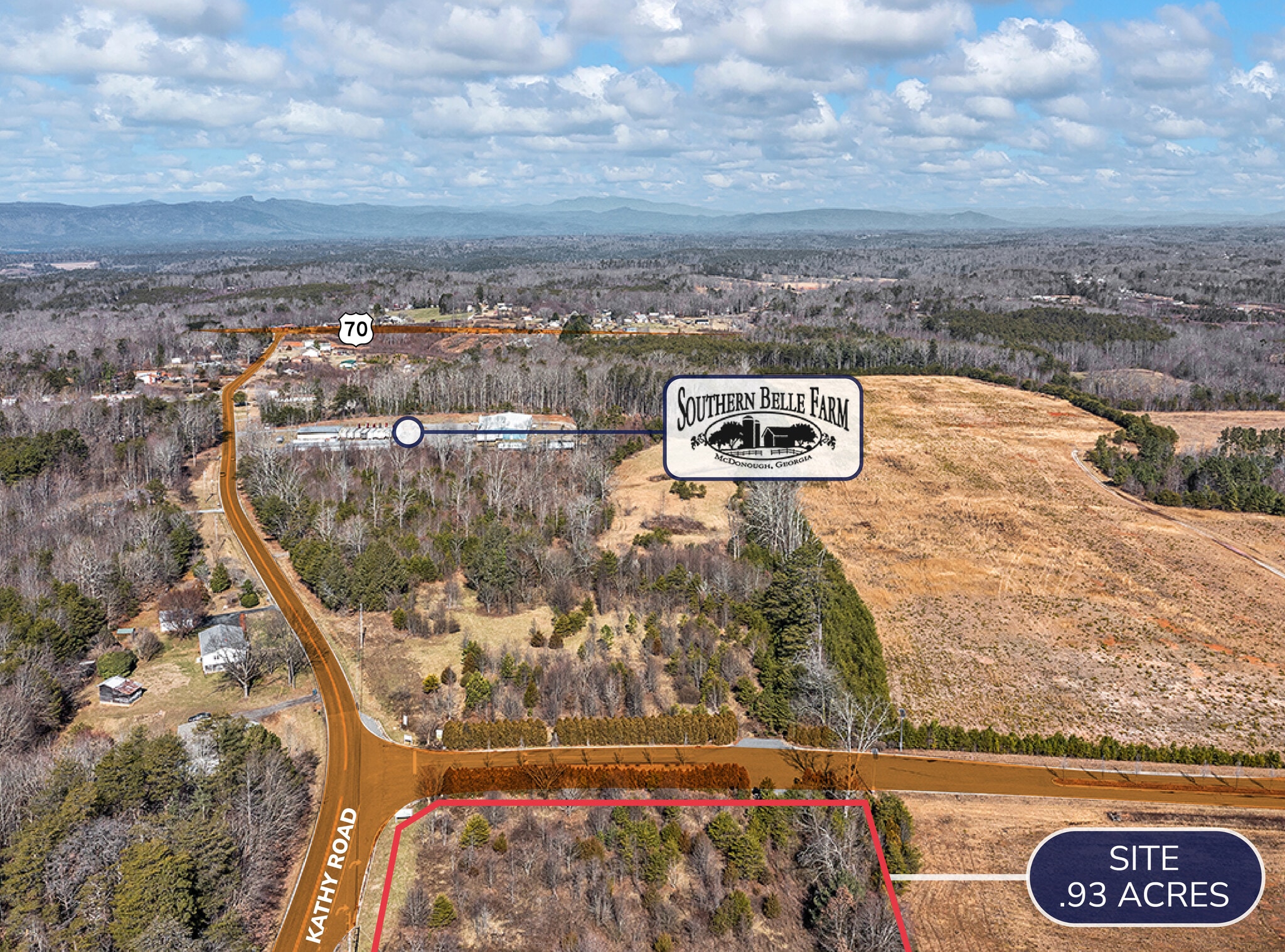 0 Kathy Rd, Morganton, NC for lease Aerial- Image 1 of 2