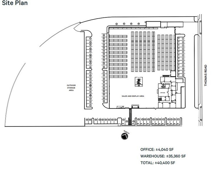 3550 Thomas Rd, Santa Clara, CA à louer - Plan de site - Image 2 de 5