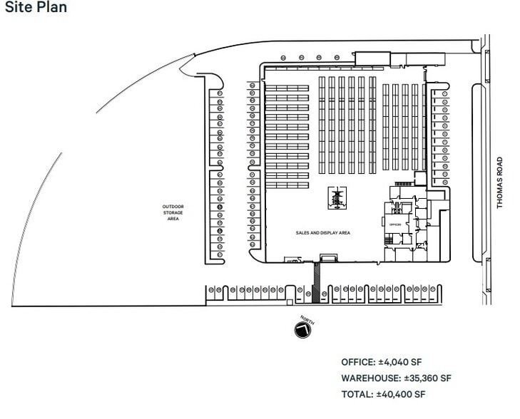 3550 Thomas Rd, Santa Clara, CA for lease - Site Plan - Image 2 of 5
