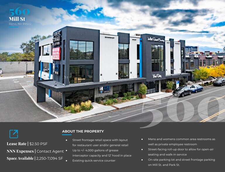 560 Mill St, Reno, NV à louer - Photo du bâtiment - Image 2 de 14