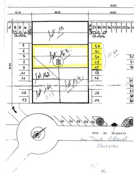 Flex in Chassieu for lease - Site Plan - Image 3 of 3