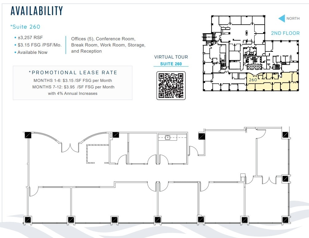 7979 Ivanhoe Ave, La Jolla, CA à louer Plan d’étage- Image 1 de 1