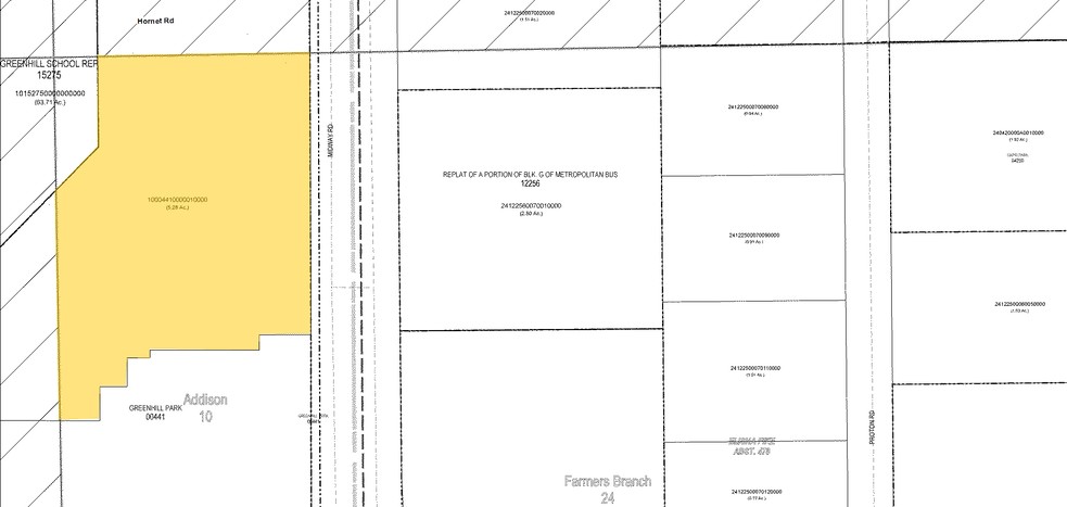 14135 Midway Rd, Addison, TX for lease - Plat Map - Image 2 of 22