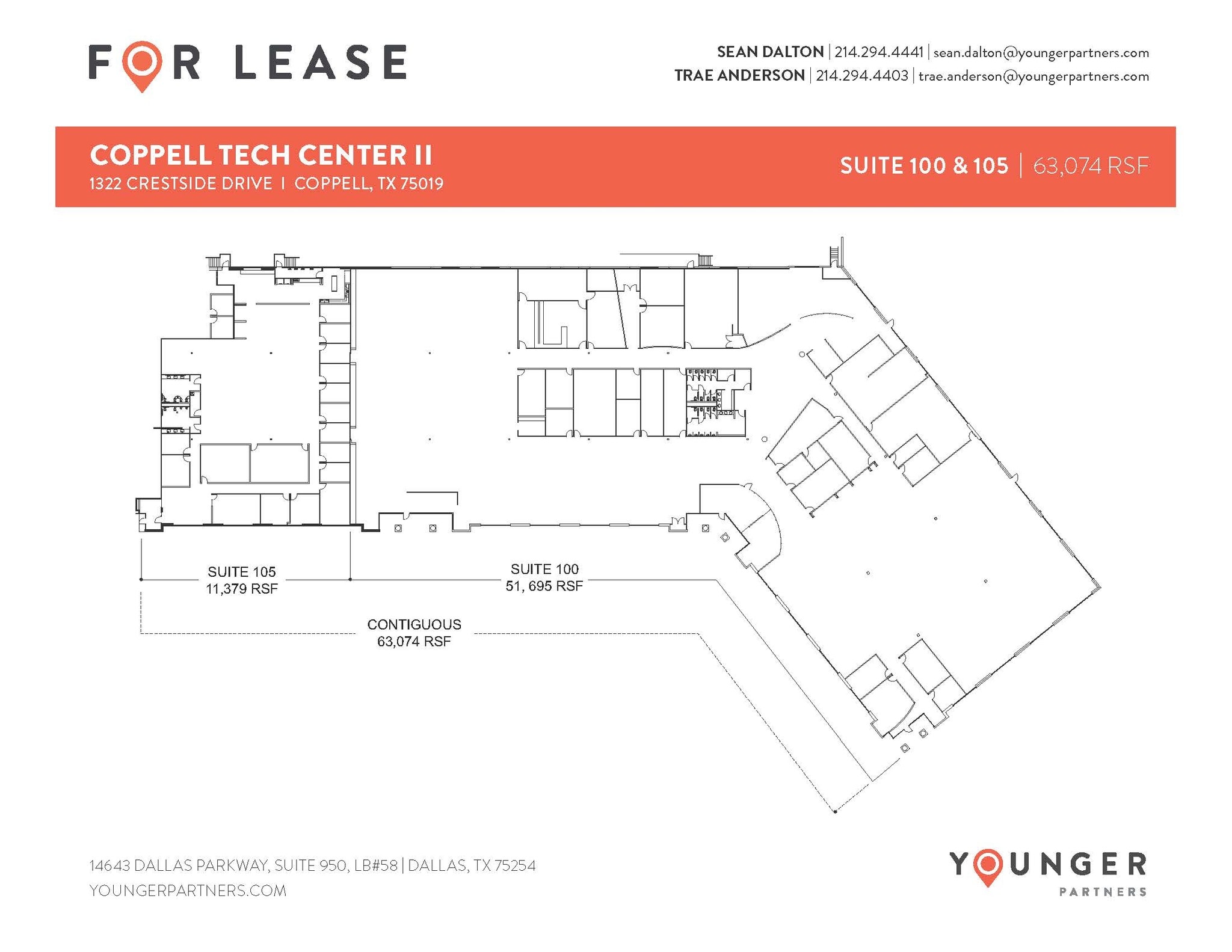 1322 Crestside Dr, Coppell, TX for lease Floor Plan- Image 1 of 2