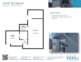 108 John St, North Aurora, IL for lease Floor Plan- Image 1 of 1