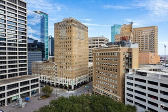 411 W 7th St, Fort Worth, TX - AERIAL  map view