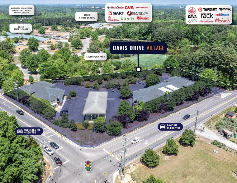 1001-1015 Davis Dr, Apex, NC à vendre - Photo du bâtiment - Image 3 de 6
