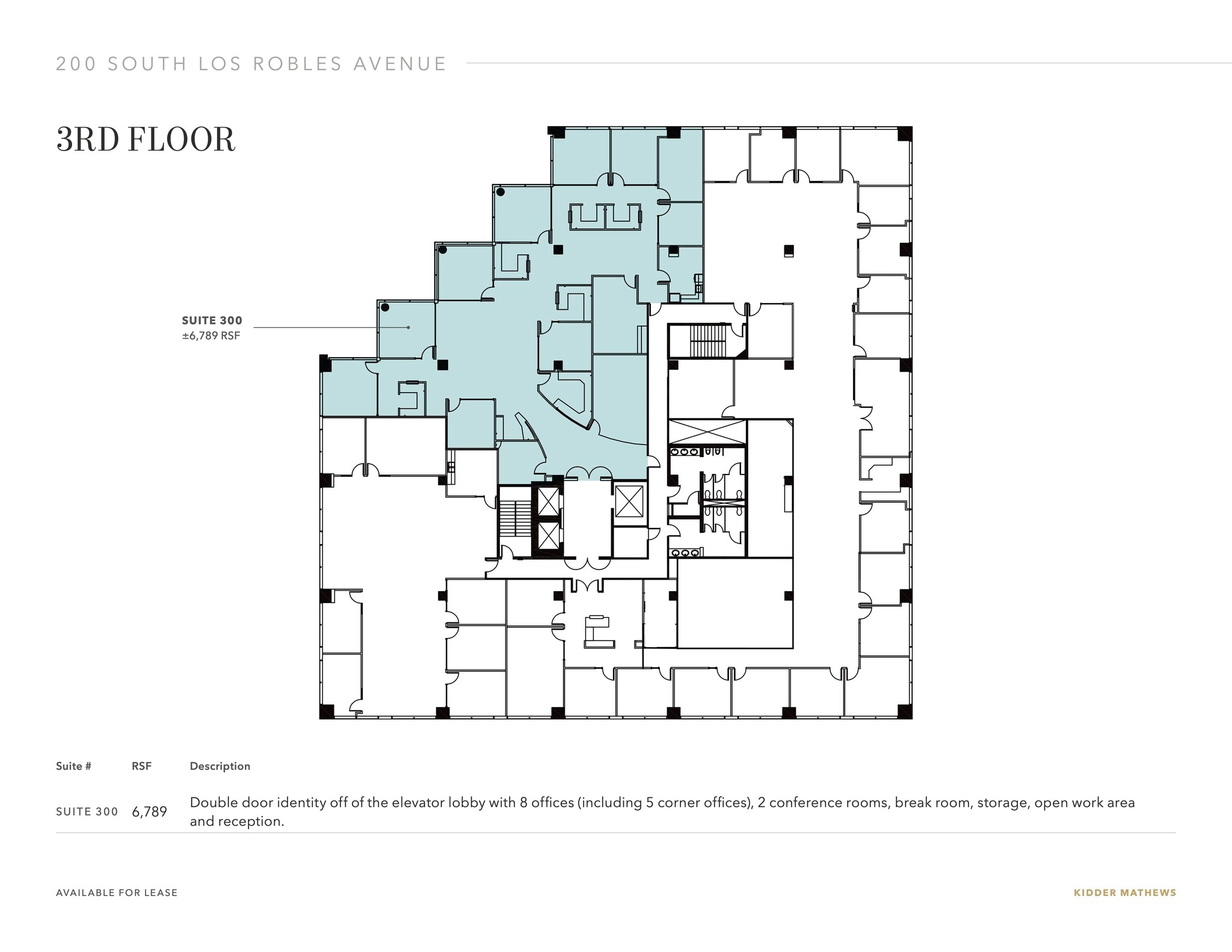 200 S Los Robles Ave, Pasadena, CA for lease Floor Plan- Image 1 of 1