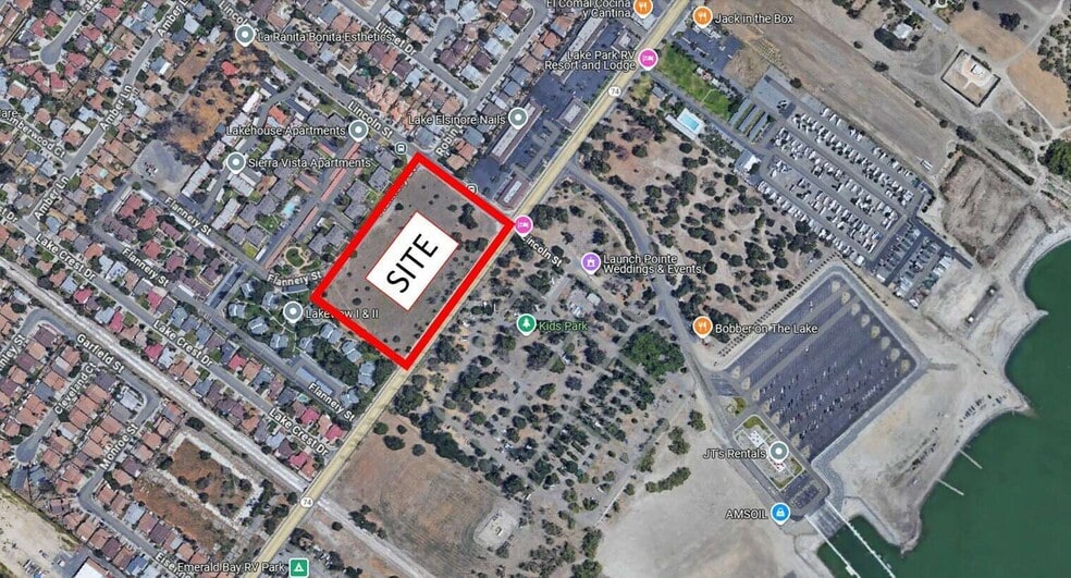 15209 Lincoln St, Lake Elsinore, CA for lease - Aerial - Image 1 of 3