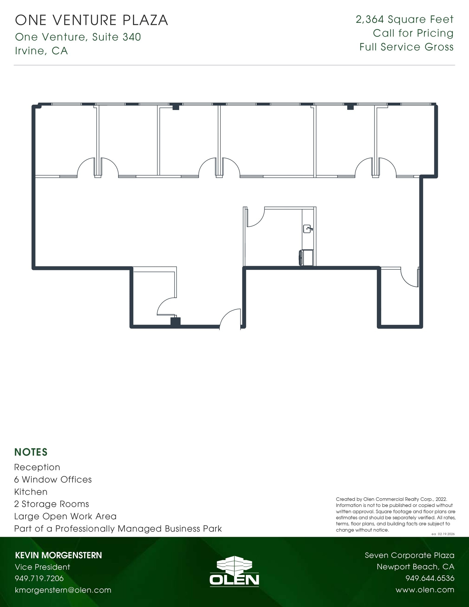 1 Venture, Irvine, CA for lease Floor Plan- Image 1 of 1