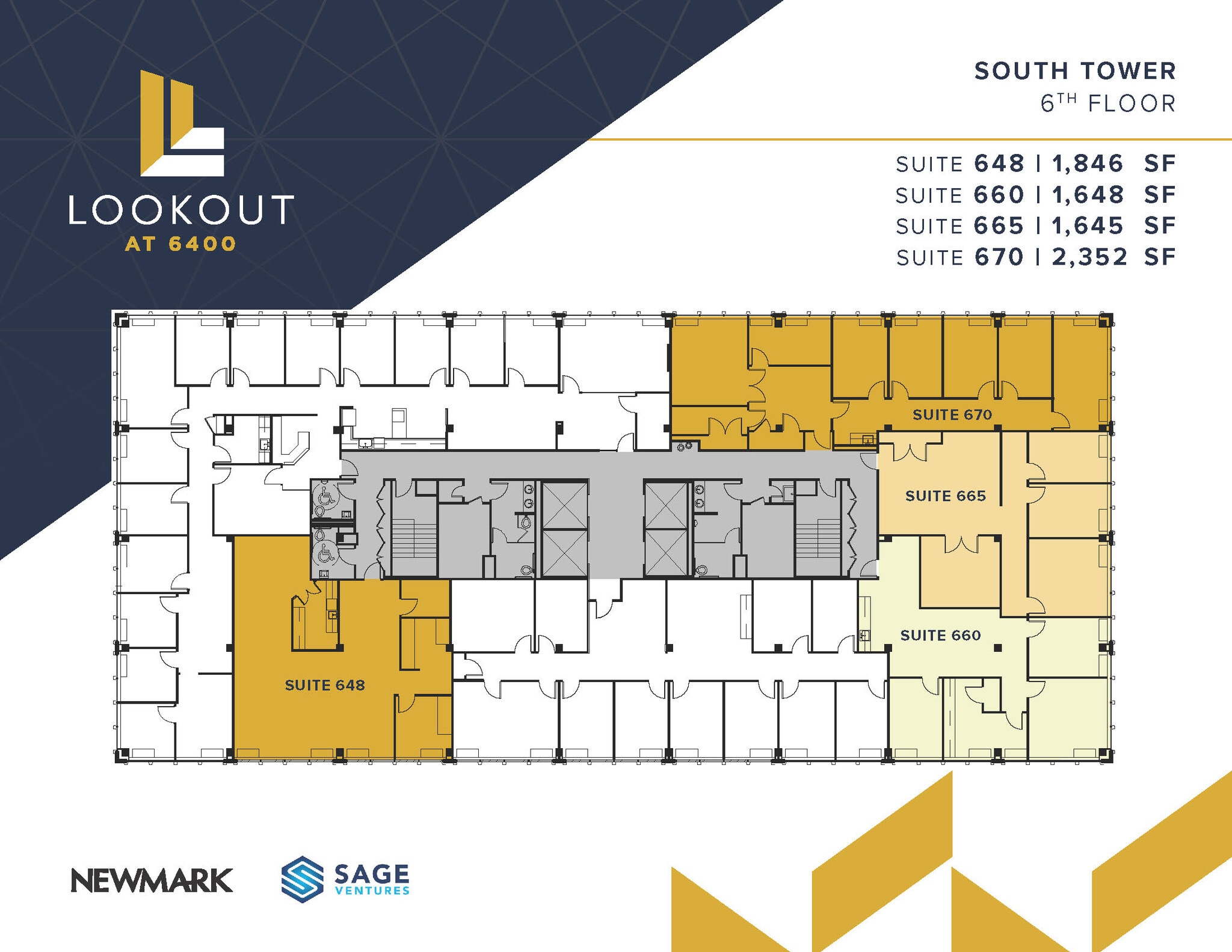 6400 Arlington Blvd, Falls Church, VA à louer Plan d’étage- Image 1 de 1