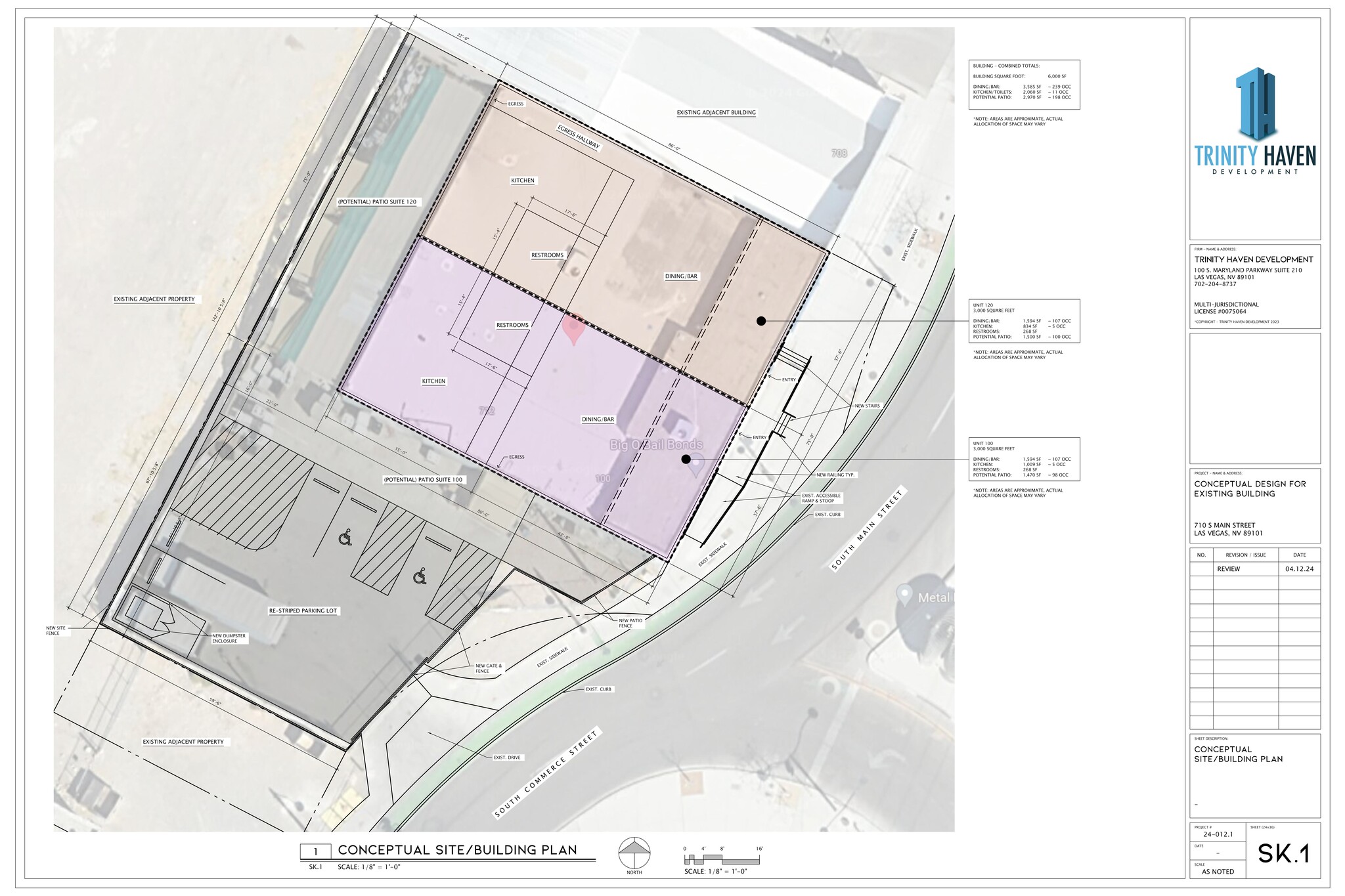 710 S Main St, Las Vegas, NV à louer Plan de site- Image 1 de 20