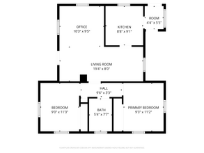 45 N Harrison St, Cortez, CO for lease Floor Plan- Image 2 of 2