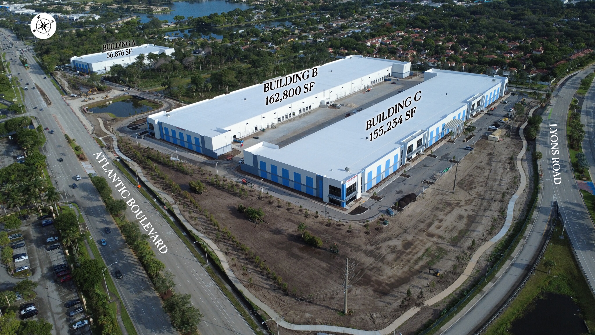 4851 W Atlantic Blvd, Coconut Creek, FL for lease Aerial- Image 1 of 12