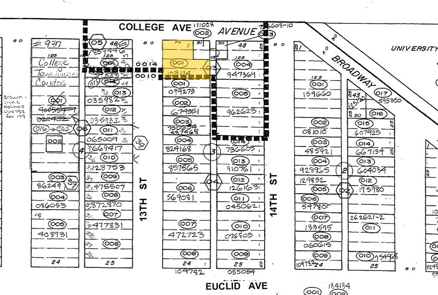 1310 College Ave, Boulder, CO for lease - Plat Map - Image 3 of 17