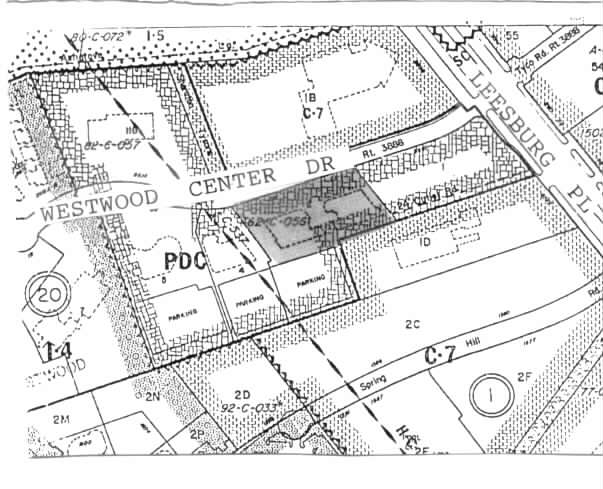 8605 Westwood Center Dr, Vienna, VA à louer - Plan cadastral - Image 2 de 2