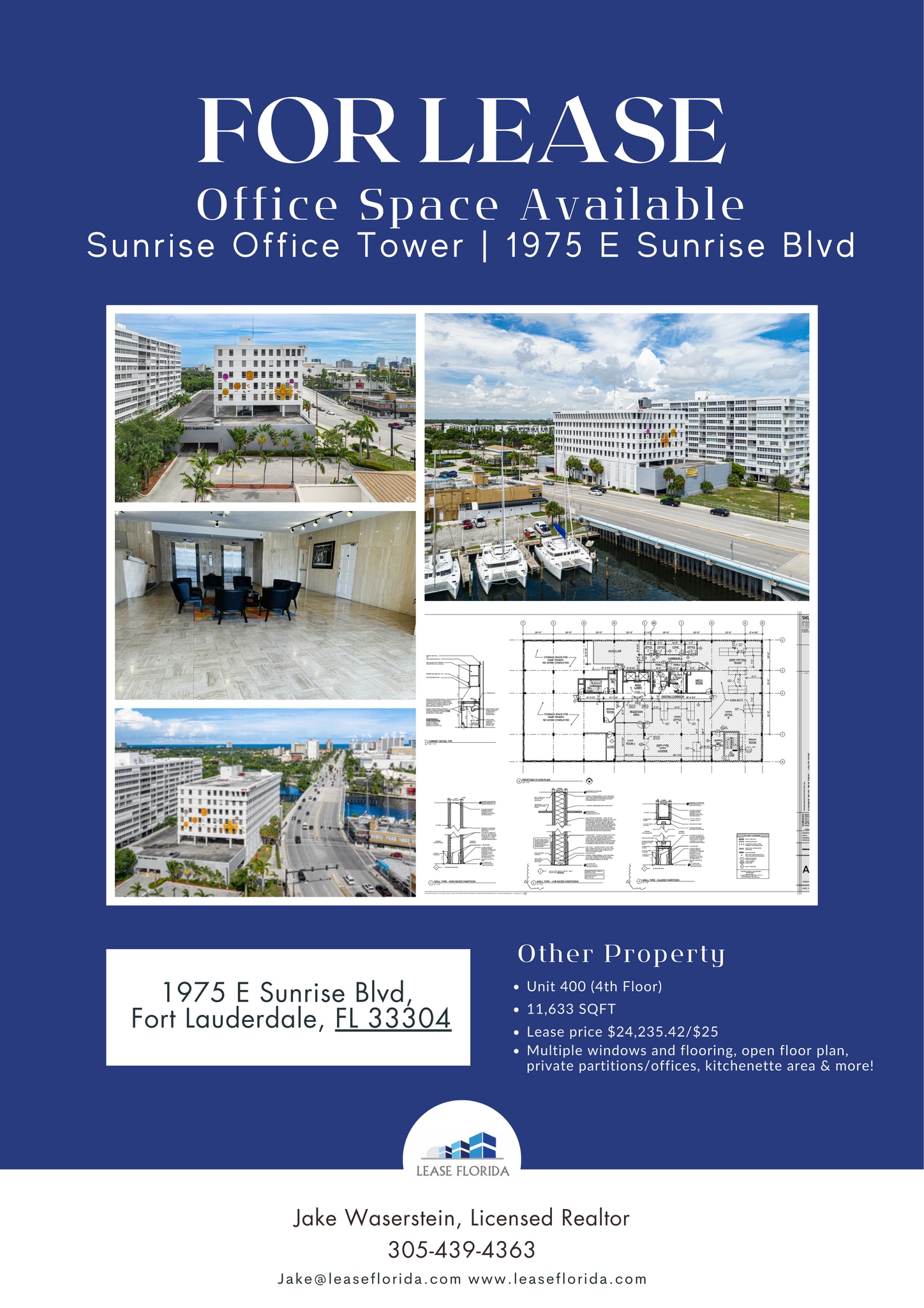 1975 E Sunrise Blvd, Fort Lauderdale, FL à louer Photo du bâtiment- Image 1 de 2