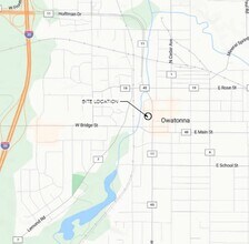 120 N Oak Ave, Owatonna, MN - AERIAL  map view