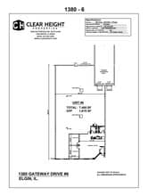 1380 Gateway Dr, Elgin, IL for lease Floor Plan- Image 1 of 1
