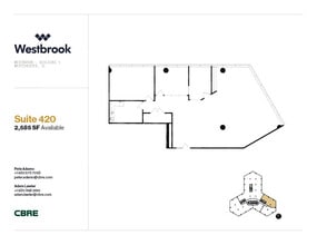 1 Westbrook Corporate Ctr, Westchester, IL for lease Floor Plan- Image 1 of 1