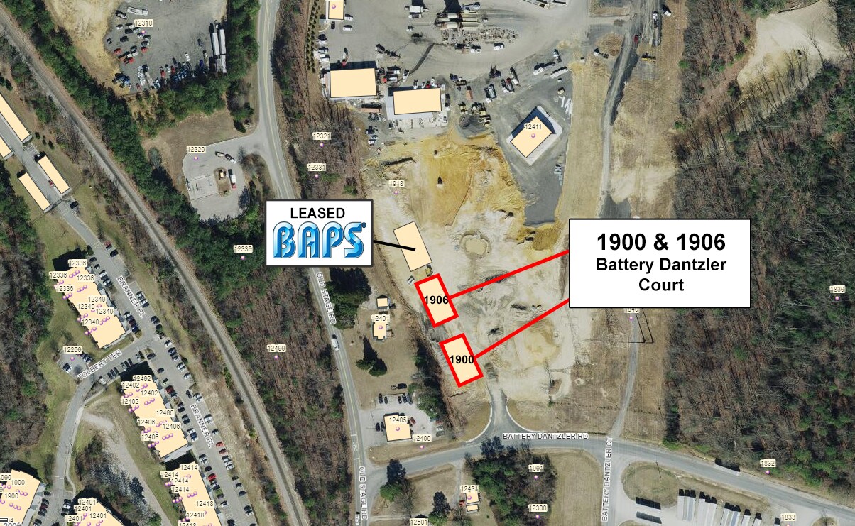 1900 Battery Dantzler Rd, Chester, VA for lease Aerial- Image 1 of 5