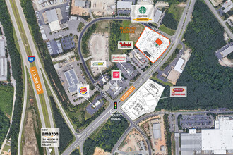 3900 Jones Sausage Rd, Garner, NC - aerial  map view