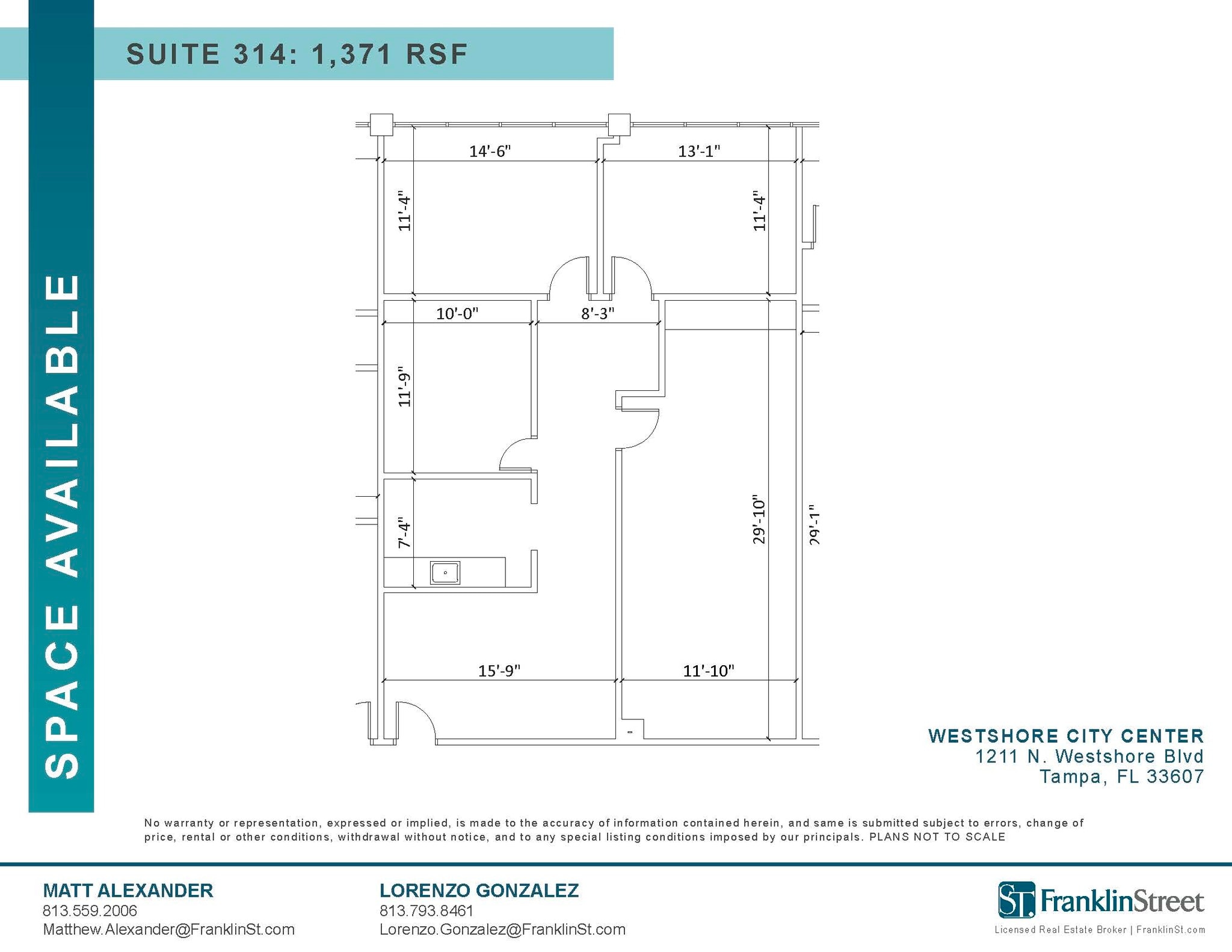 1211 N Westshore Blvd, Tampa, FL for lease Interior Photo- Image 1 of 1