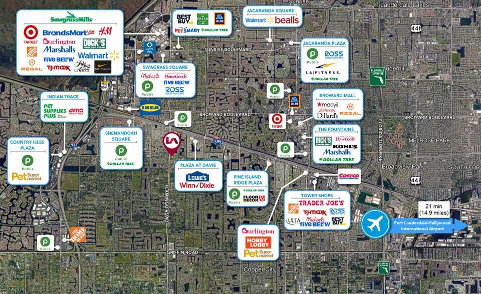 1380 S Flamingo Rd, Davie, FL à vendre - Photo du bâtiment - Image 3 de 12