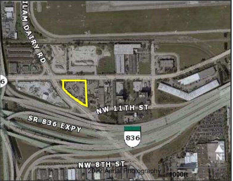 7370 NW 12th St, Miami, FL for lease - Aerial - Image 2 of 2