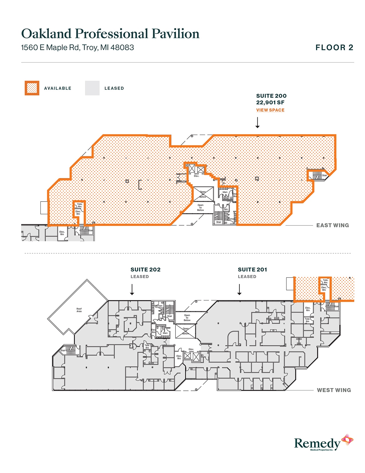 1560 E Maple Rd, Troy, MI for lease Floor Plan- Image 1 of 1