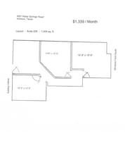 4851 Keller Springs Rd, Addison, TX for lease Floor Plan- Image 1 of 1