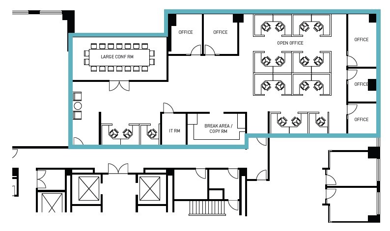 225 W Santa Clara St, San Jose, CA for lease Floor Plan- Image 1 of 1