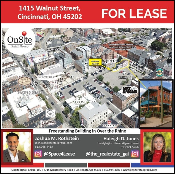 1415 Walnut St, Cincinnati, OH for lease - Building Photo - Image 1 of 8