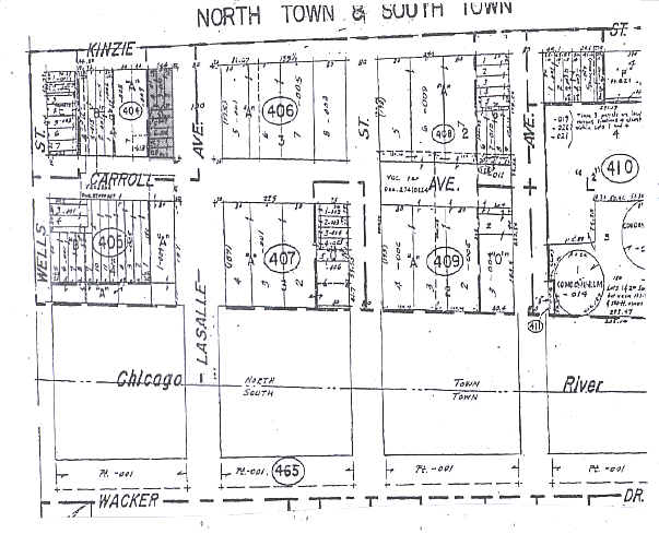 350 N LaSalle St, Chicago, IL à louer Plan cadastral- Image 1 de 5