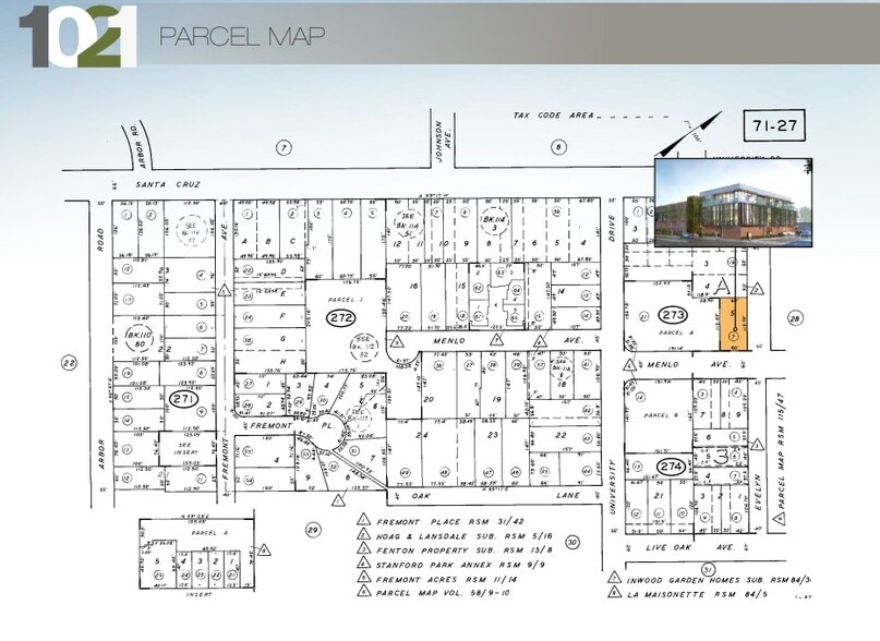 1021 Evelyn, Menlo Park, CA for sale - Plat Map - Image 2 of 2