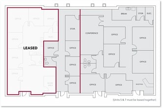 8311 Bandford Way, Raleigh, NC for lease Floor Plan- Image 1 of 3