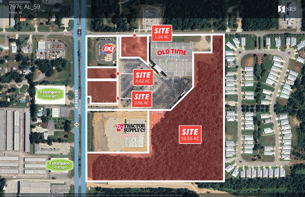 AL 59 Hwy, Foley, AL à vendre Aérien- Image 1 de 4