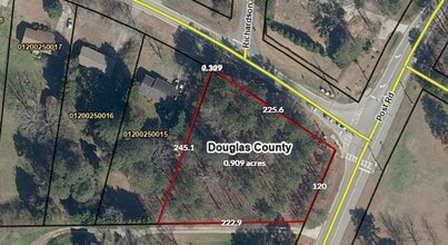 Post Road, Douglasville, GA - AERIAL  map view