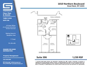 1010 Northern Blvd, Great Neck, NY for lease Floor Plan- Image 1 of 1