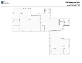 373 Park Ave S, New York, NY à louer Plan d’étage- Image 1 de 1