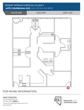 4275 S Burnham Ave, Las Vegas, NV à louer Plan d’étage- Image 1 de 1