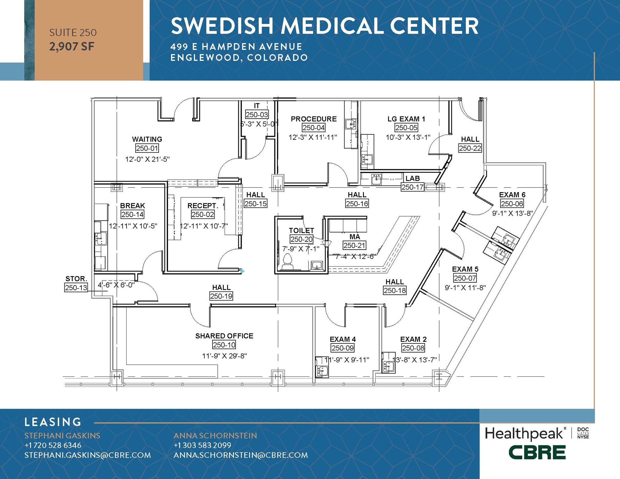 701 E Hampden Ave, Englewood, CO for lease Floor Plan- Image 1 of 1
