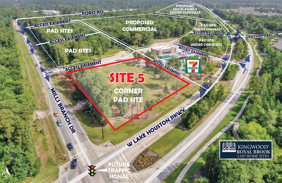 0 W Lake Houston Pkwy, Kingwood, TX à vendre - Photo du bâtiment - Image 3 de 4