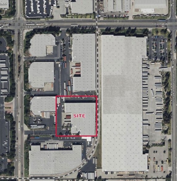 14235 Ramona Ave, Chino, CA for lease - Aerial - Image 2 of 3