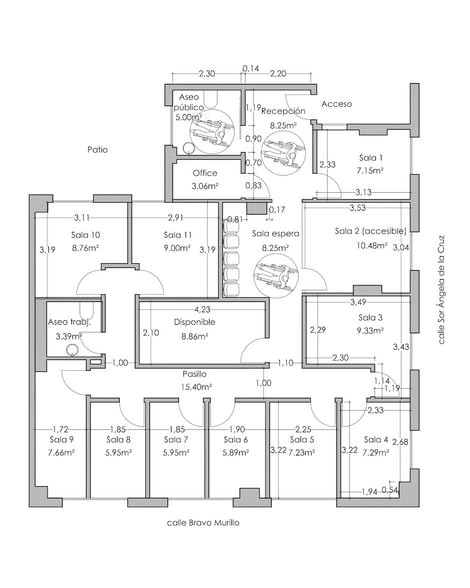 Calle de Sor Ángela de la Cruz, 40, Madrid, Madrid for lease - Site Plan - Image 1 of 1
