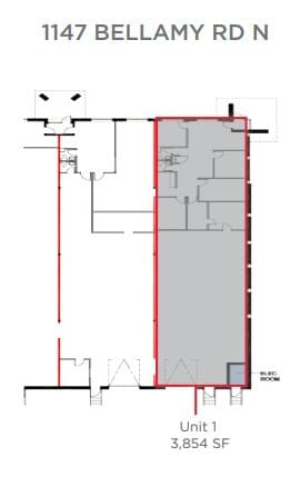 1147 Bellamy Rd N, Toronto, ON for lease Floor Plan- Image 1 of 1