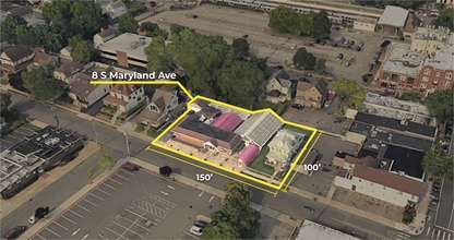 4-8 S Maryland Ave, Port Washington, NY - Aérien Vue de la carte