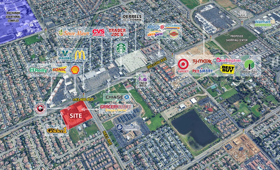 2930-2990 E Nees Ave, Clovis, CA for lease - Building Photo - Image 2 of 9